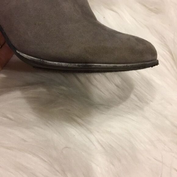 Sam & Libby Two Texture Heeled  Ankle Boots 8 1/2 - Picture 6 of 7